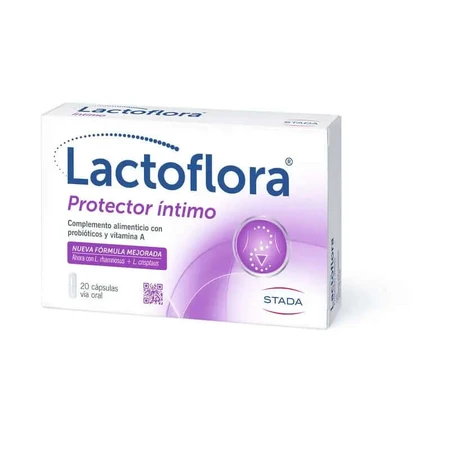 Lactoflora Protector Íntimo Probióticos y Vitamina A, 20cápsulas