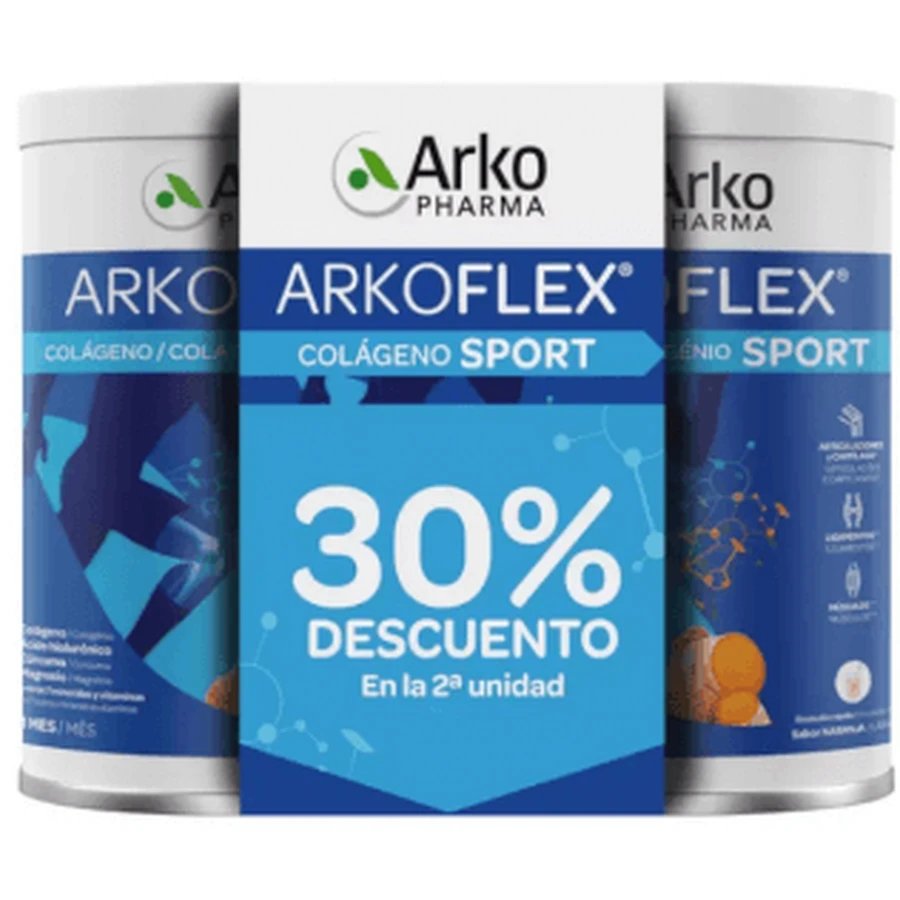 Arkoflex DUPLO Dolexpert Collageen Kurkuma Sinaasappelsmaak 2 x 390g