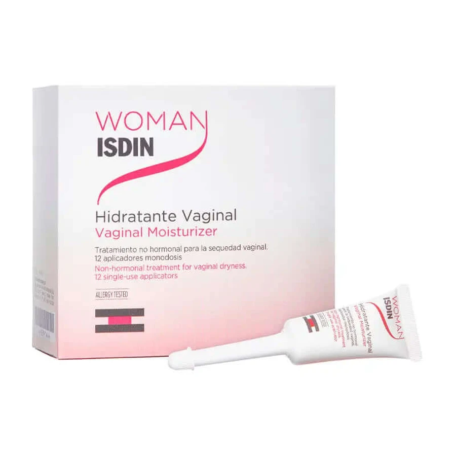 Isdin Woman Vaginal Moisturizing Gel Cream, 12 single-dose applicators x 6ml