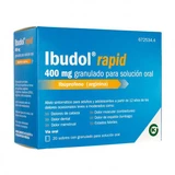 IBUDOL RAPID EFG 400 MG 20 SACHETS ORAL SOLUTION GRANULES