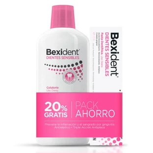 Bexident Sensitive Teeth Pack Mondwater 500 ml + tandpasta 75 ml