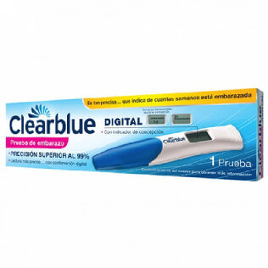 Test de grossesse numérique Clearblue avec indicateur de conception, 1Pack