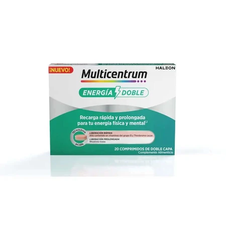 Multicentrum Energia Doble 20 comprimidos