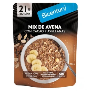Bicentury Mix Haferflocken Kakao & Haselnuss 220g