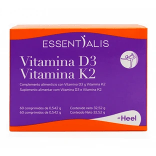 Essentialis Vitamine D3 + K2 60 tabletten