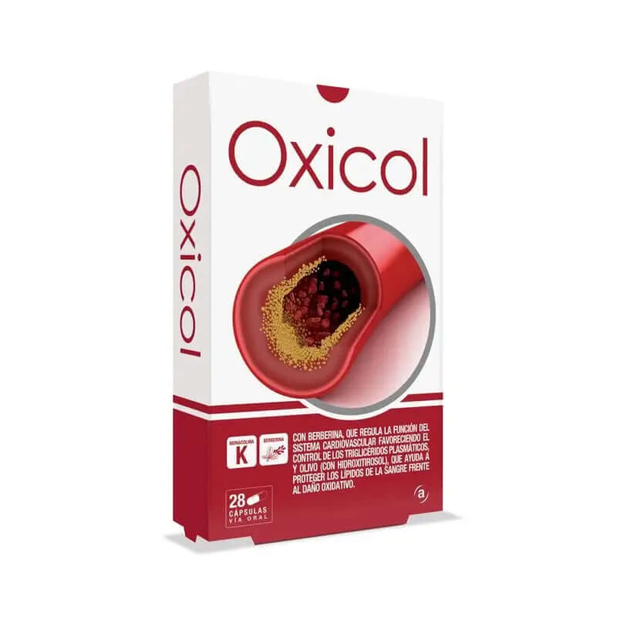 Oxicol Dietary Supplement to Normalize Cholesterol Levels, 28 capsules