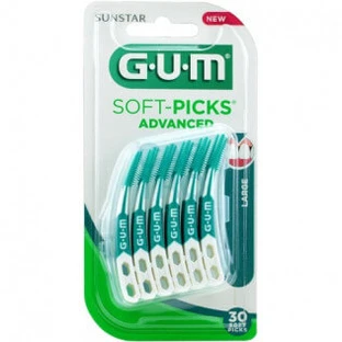 GUM Soft Picks Advance LARGE, 30 stuks.