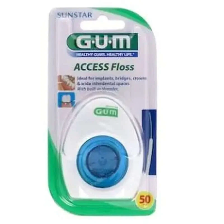 GUM Access Flos Floss Bezwoskowa nić dentystyczna Implanty 3200m: ceny i cechy