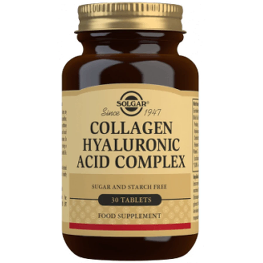 Solgar Collageen Hyaluron Complex, 30 tabletten