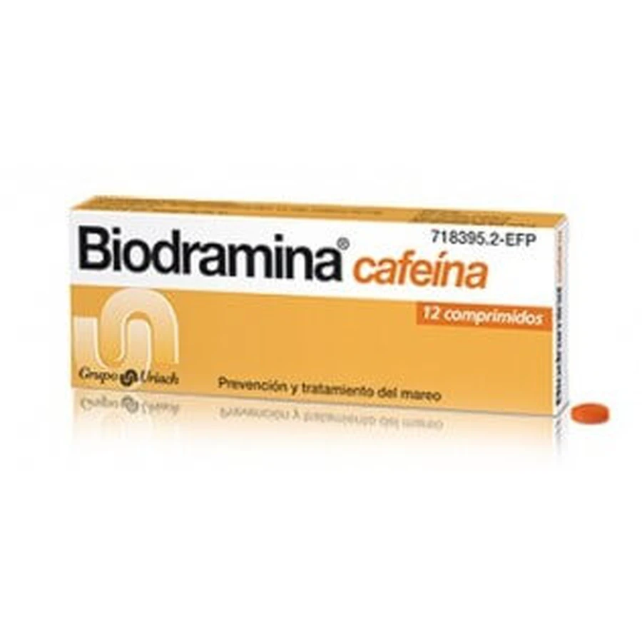 BIODRAMINE CAFEÏNE 12 TABLETTEN