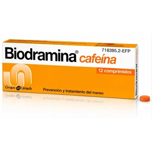 BIODRAMINE CAFEÏNE 12 TABLETTEN