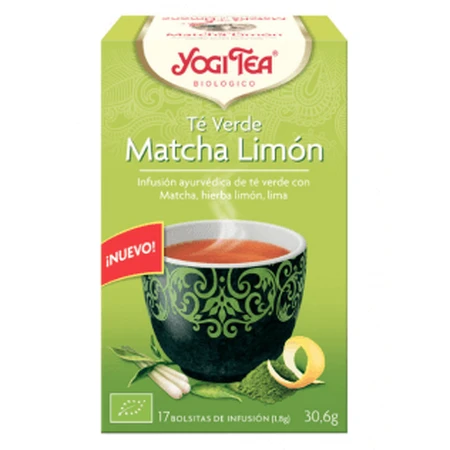 Yogi Tea Matcha Green Tea Lemon 17 Sachets