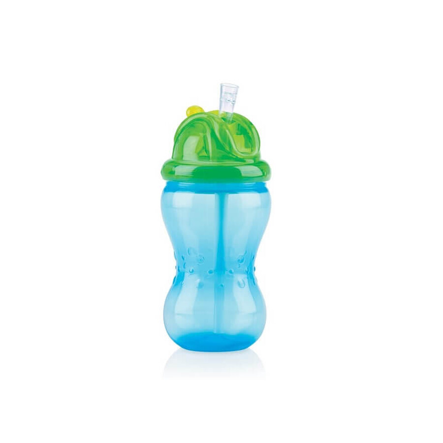 Pahar cu pai Vari Flo Flip It, 360 ml, 12 luni+, Nuby