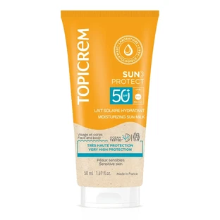 Topicrem Sun Protect Hydraterende Zonnemelk spf50+ 1 Tube 50ml