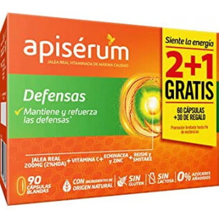 Apiserum TRIPLO Defensas 3x30 capsulas
