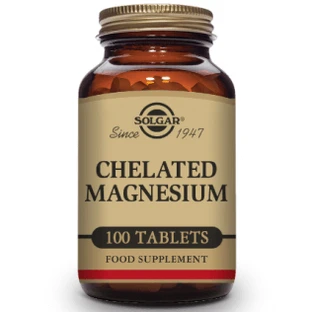 Solgar Magnésium chélaté, 100 comprimés
