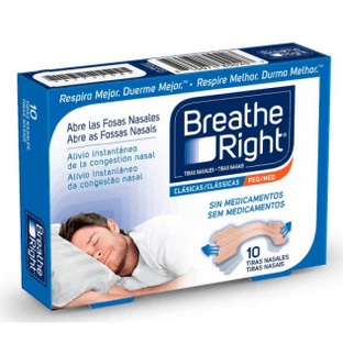 Breathe Right Classic Neusstrips Small-Medium 10 stuks