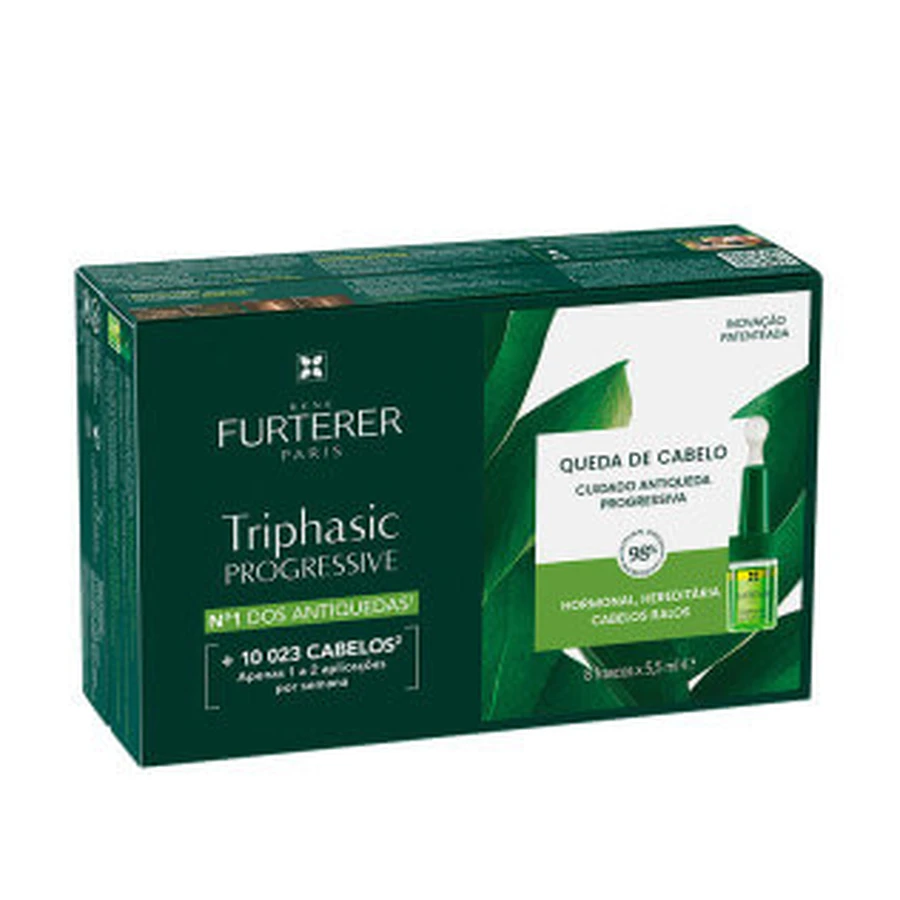 Rene Furterer Triphasic Progressive Anti-Haarausfall-Kur 8amp