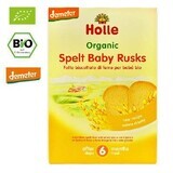 Pain sec écologique à base d&#39;épeautre, +6 mois, 200 g, Holle Baby Food