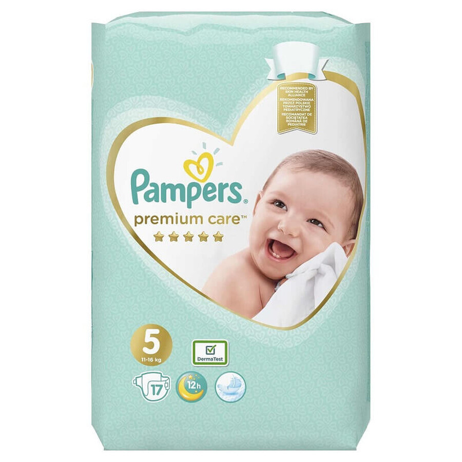 Pampers Premium Care Nr. 5, 11-16 Kg, 17 stuks, Pampers