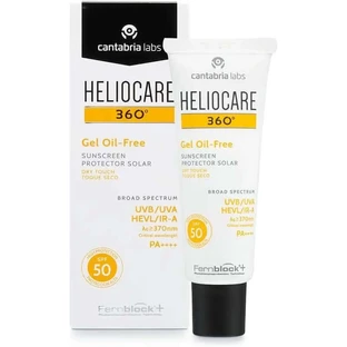 Heliocare 360º Gel fără ulei SPF50+, 50ml