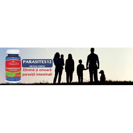 Parasites 12 Detox Forte, 60 Kapseln, Herbagetica