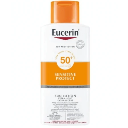Eucerin Sunscreen Extra Light Balsam do ciała SPF50+ 400ml: ceny i cechy