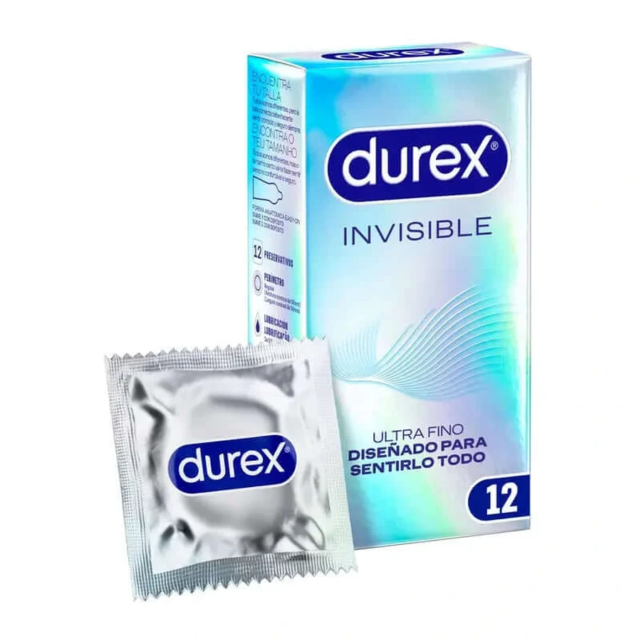 Durex Invisible Extra Thin Extra Sensitive 12 Kondome