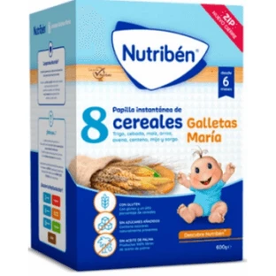 Nutribén 8 Granen met Maria Koekjes, 600g