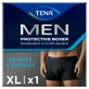 Tena Men Protective Boxer, herbruikbare boxershort voor lichte incontinentie, zwart, maat XL, 1 stuk