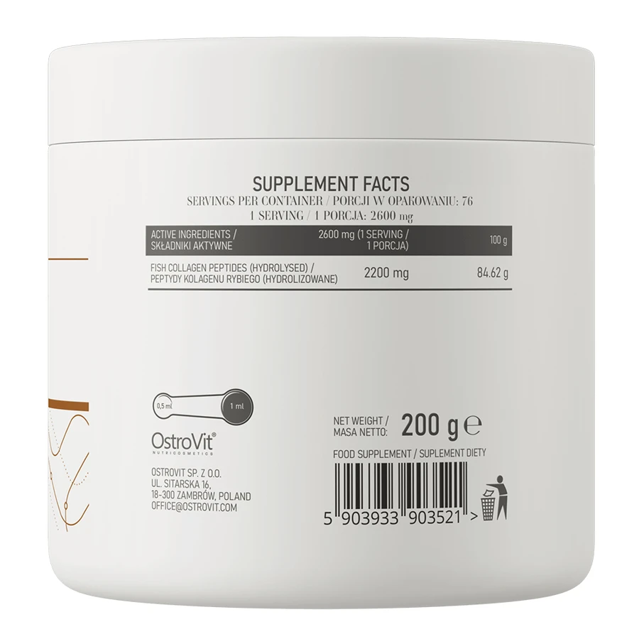 OstroVit Marine Collagen, pear flavor, 200 g