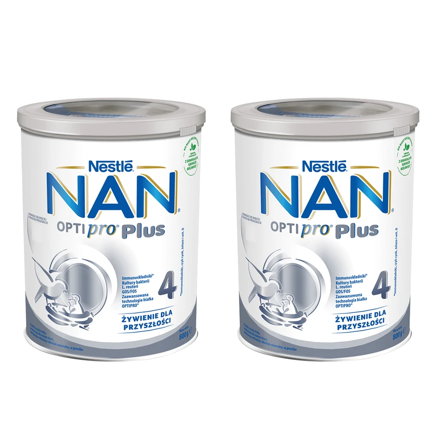 Nestle NAN Optipro Plus 4, aangepaste melk voor kinderen vanaf 2 jaar, 2 x 800 g
