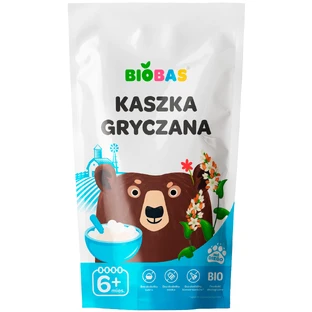 BioBas Boekweitpap Bio, zonder toegevoegde suiker, vanaf 6 maanden, 200 g