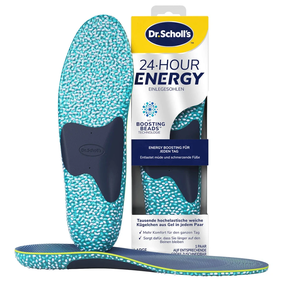 Dr. Scholl's, schoenzolen, Energy 24H, maat L 40-47, 2 stuks