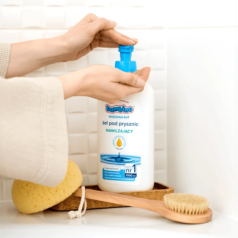 Bambino Family, hydraterende douchegel, 1l