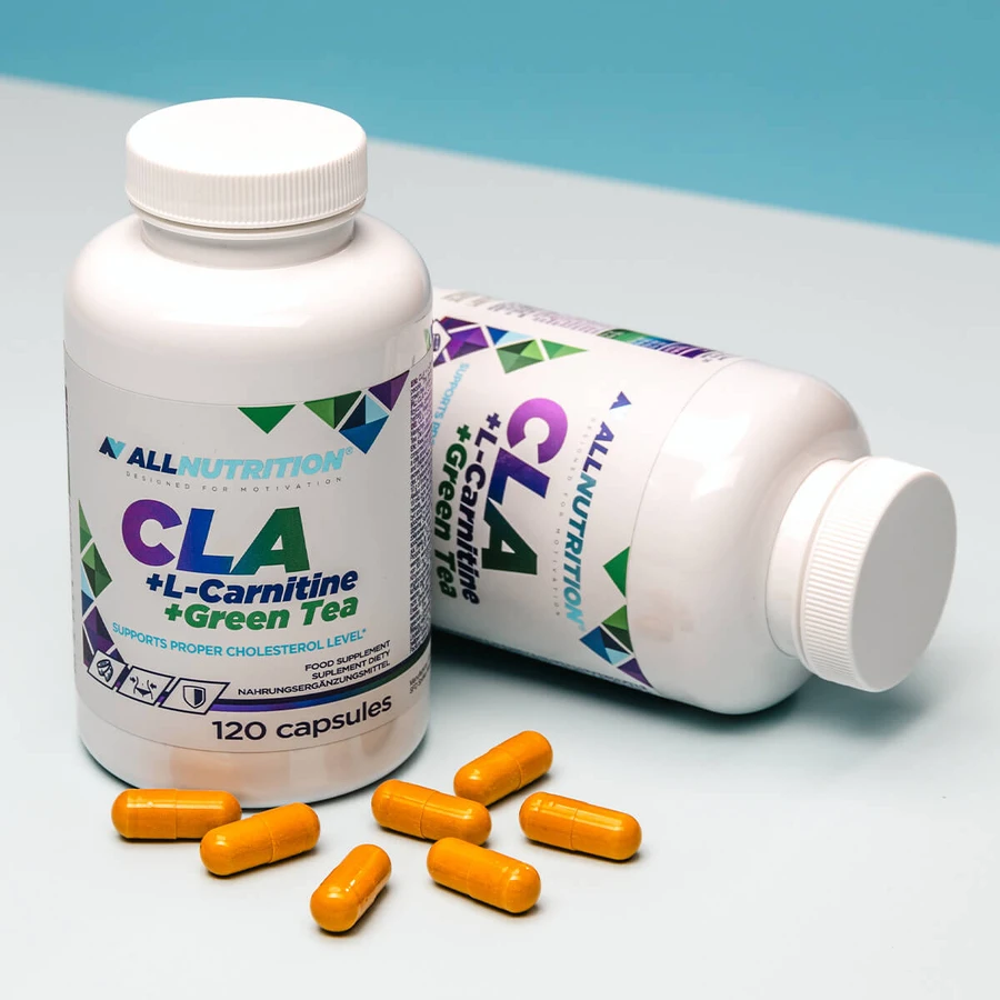 Allnutrition CLA + L-Carnitine + Groene Thee, 120 capsules