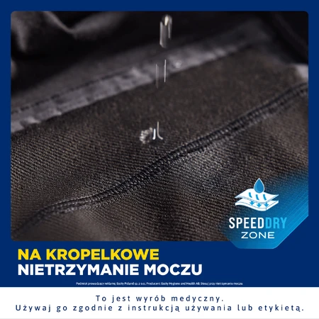 Tena Men Protective Boxer, herbruikbare boxershort voor lichte incontinentie, zwart, maat M, 1 stuk