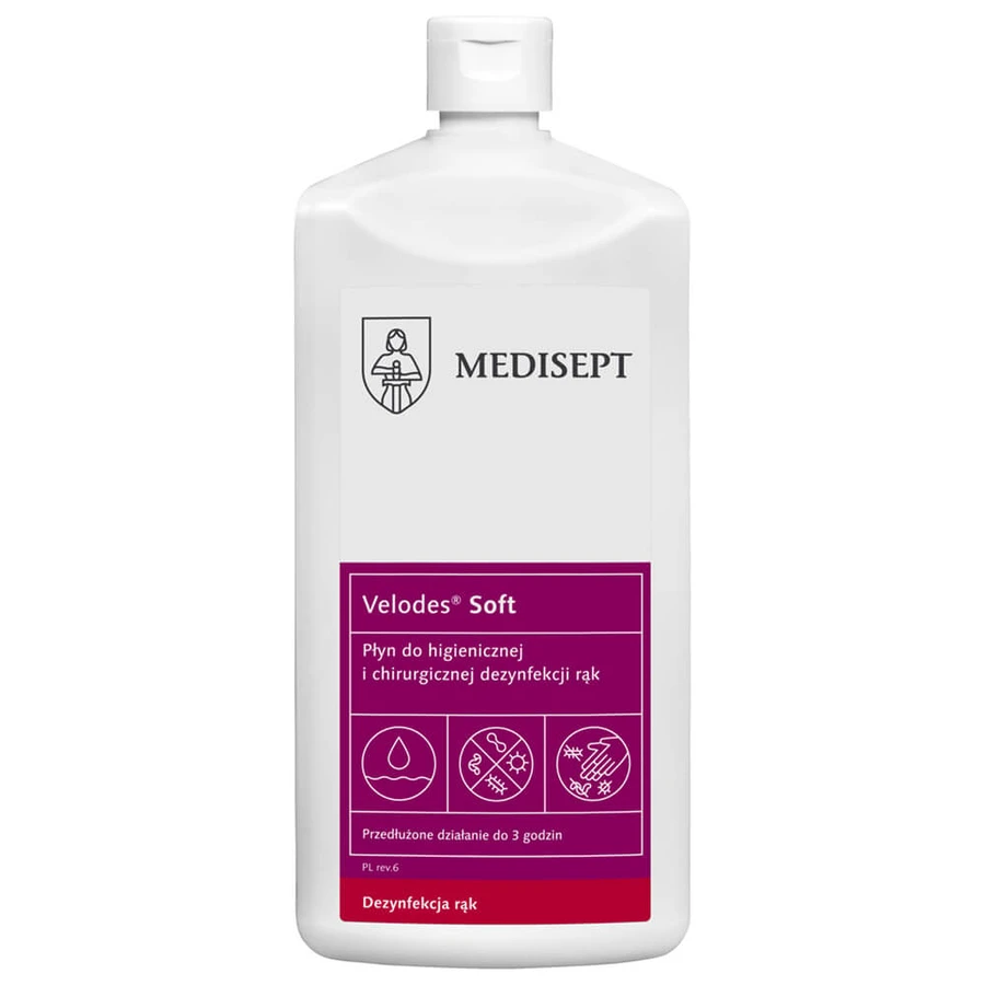 Medisept Velodes Soft, desinfectante de manos, 500 ml