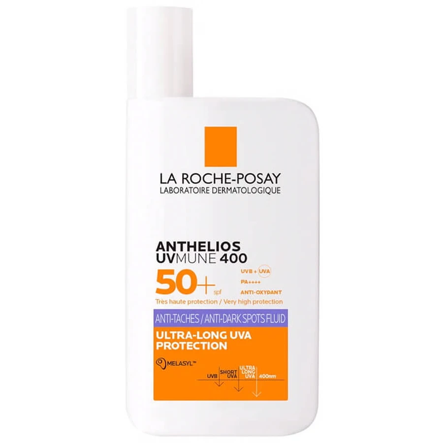 La Roche-Posay Anthelios UVMUNE400, fluido antipigmentación con Melasyl, FPS 50+, 50 ml