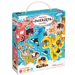 CzuCzu Memoryspel Werelddieren, spel voor kinderen vanaf 3 jaar, 108 elementen
