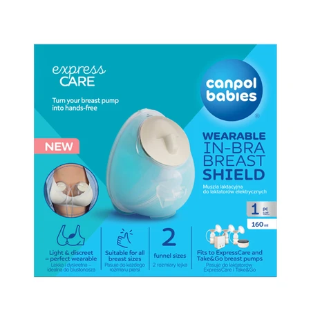 Canpol Babies, lactation shell for electric breast pumps, 1 piece