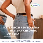 Tena Silhouette Plus Zwart, discreet absorberende slips voor dames, maat M, 12 stuks
