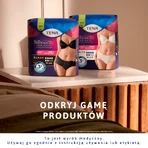 Tena Silhouette Plus Zwart, discreet absorberende slips voor dames, maat M, 12 stuks