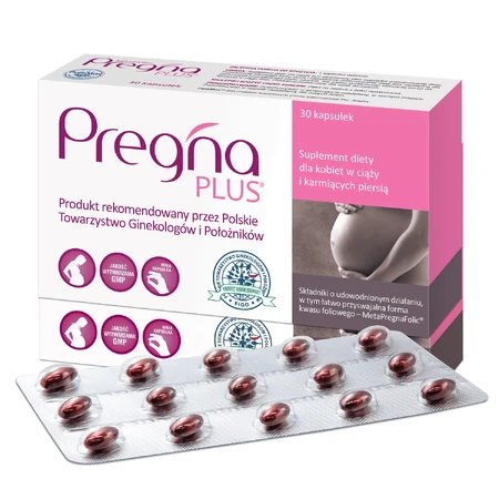 Pregna Plus set, for pregnant and breastfeeding women, 2 x 30 capsules