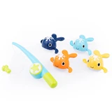 Dumel Discovery, bath toys, Fleeing Whales, 18 months and older, 4 pieces