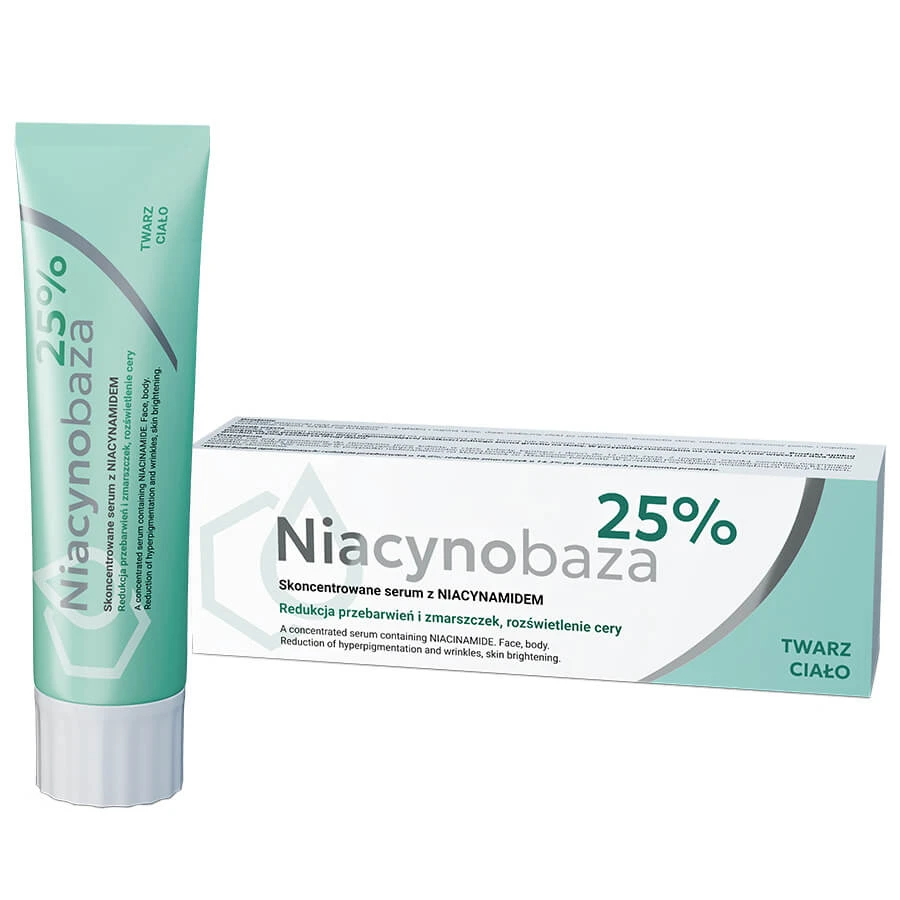 Niacynobaza 25% concentrated serum with niacinamide, for face and body, 30 g, Farmapol