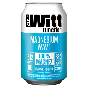 DrWitt Function Magnesium Wave, kohlensäurehaltiges Getränk, Ananas und Zitrone, 330 ml