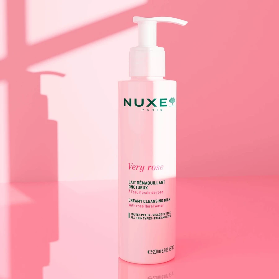 Nuxe Very Rose, romige make-up remover milk, 200 ml