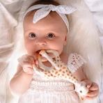 Żyrafa Sophie So'pure, gryzak kauczukowy w pudełku, od urodzenia, 1 sztuka: ceny i cechy