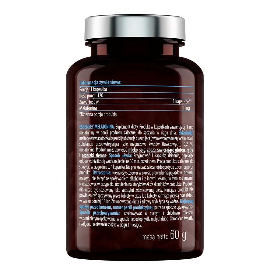 Essensey Melatonina, 120 capsule